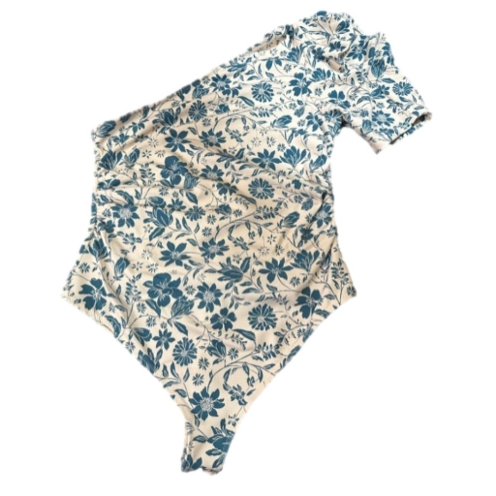 Intimately Free People Somethin' 'Bout You Floral One Shoulder Bodysuit - Picture 3 of 5